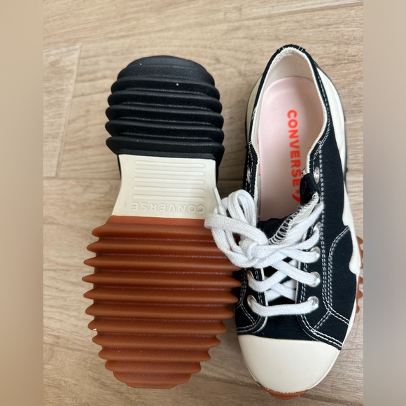 Converse Shoes - NEW Converse Run Star Motion Ox Platform Trainers Black